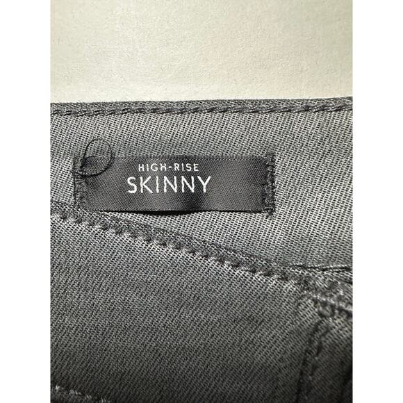 White House Black Market Coated High Rise Skinny Modal Jeans Women’s Size 10 - Picture 6 of 7